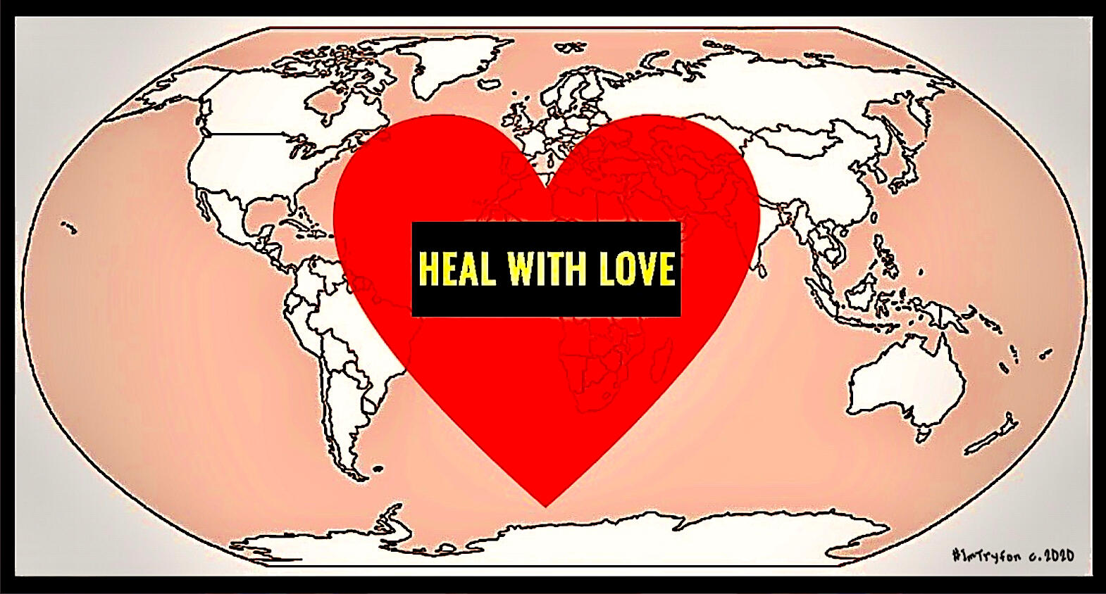 Heal With Love World Map