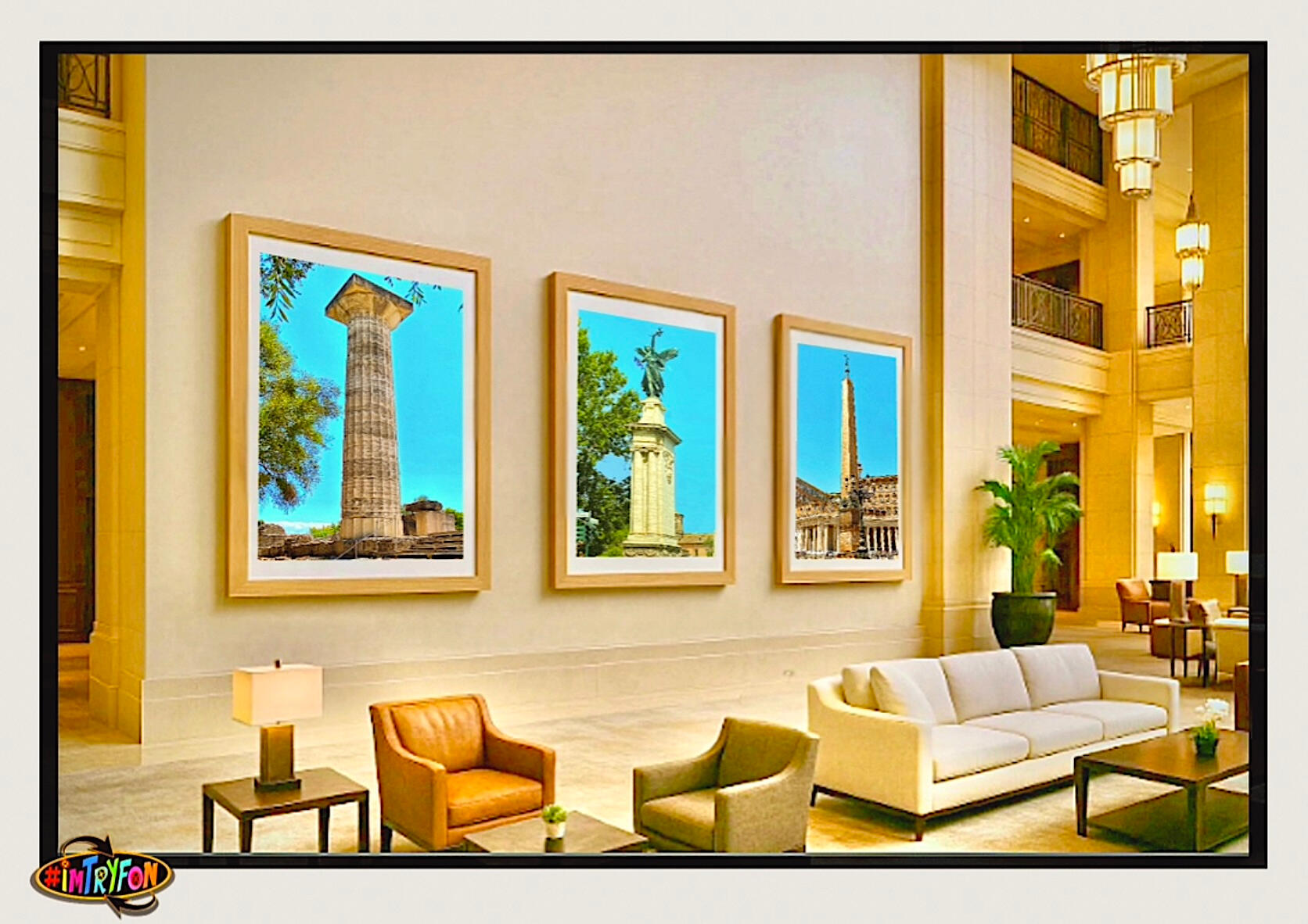 Hotel Greco Roma Ancient Prints