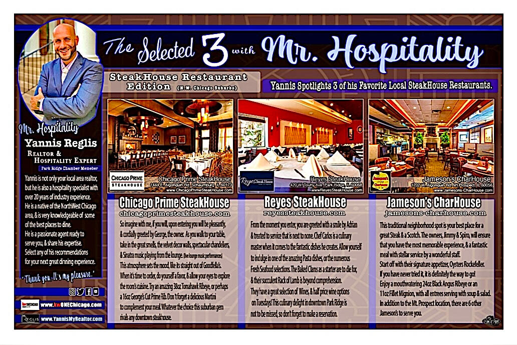 The Selected 3 with Mr. Hospitality
