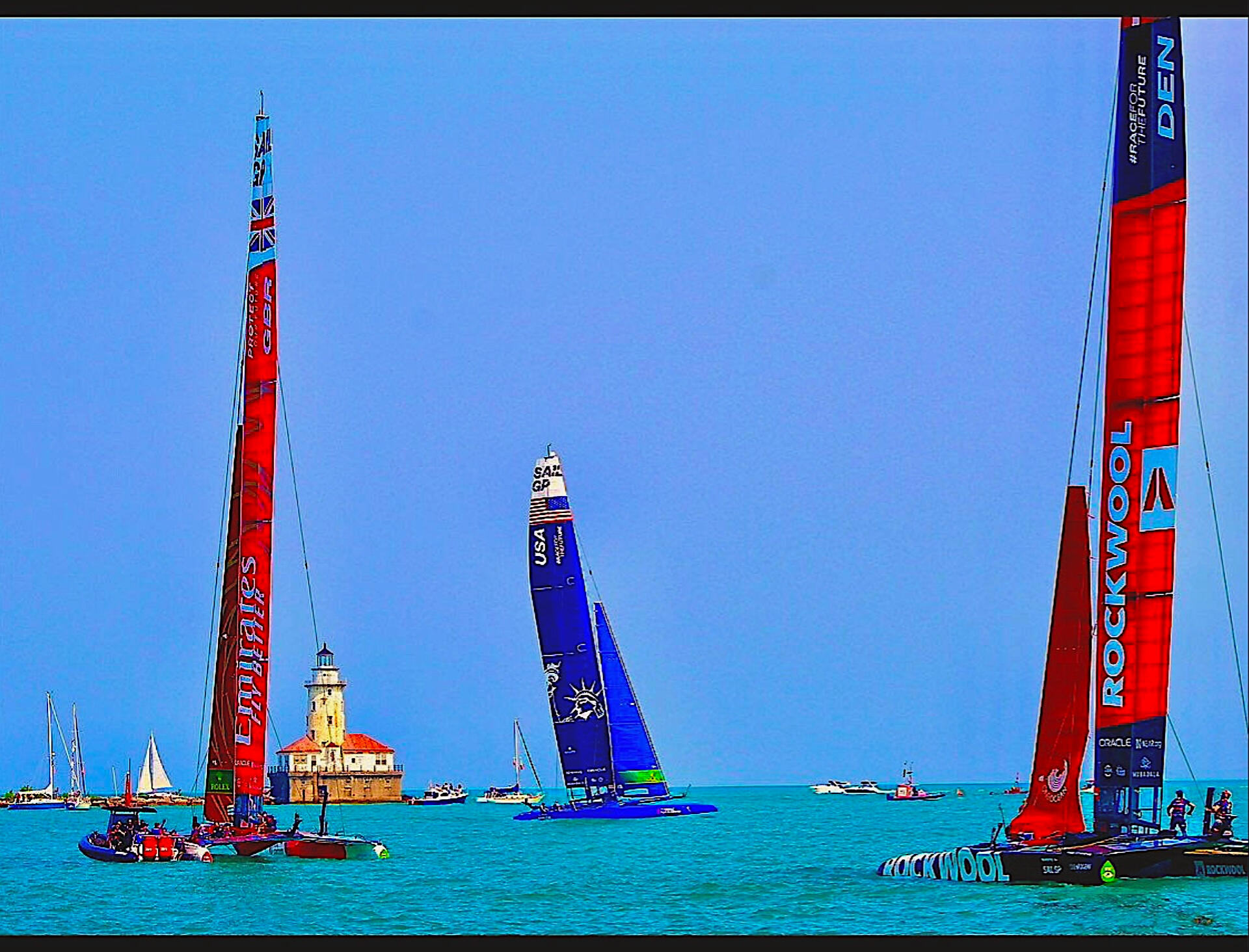 Sail Boat Grand Prix - Lake Michigan Chicago, IL.
