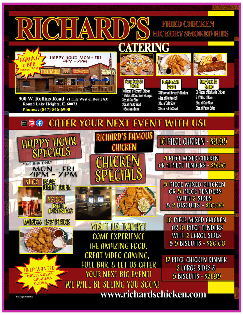 Richards Catering Ad